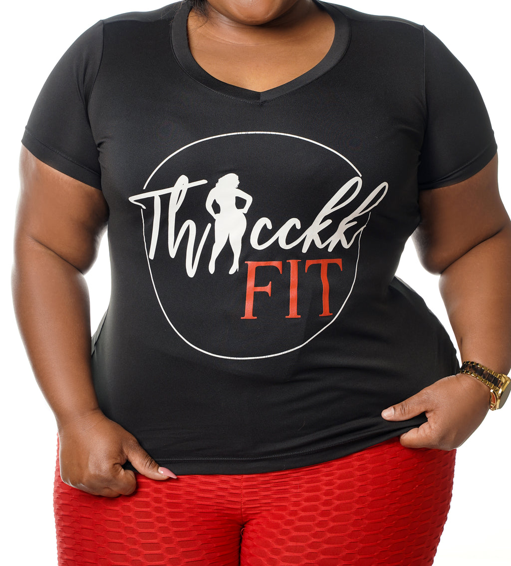 She May Be Thicckk, But She's Fit! Shirt